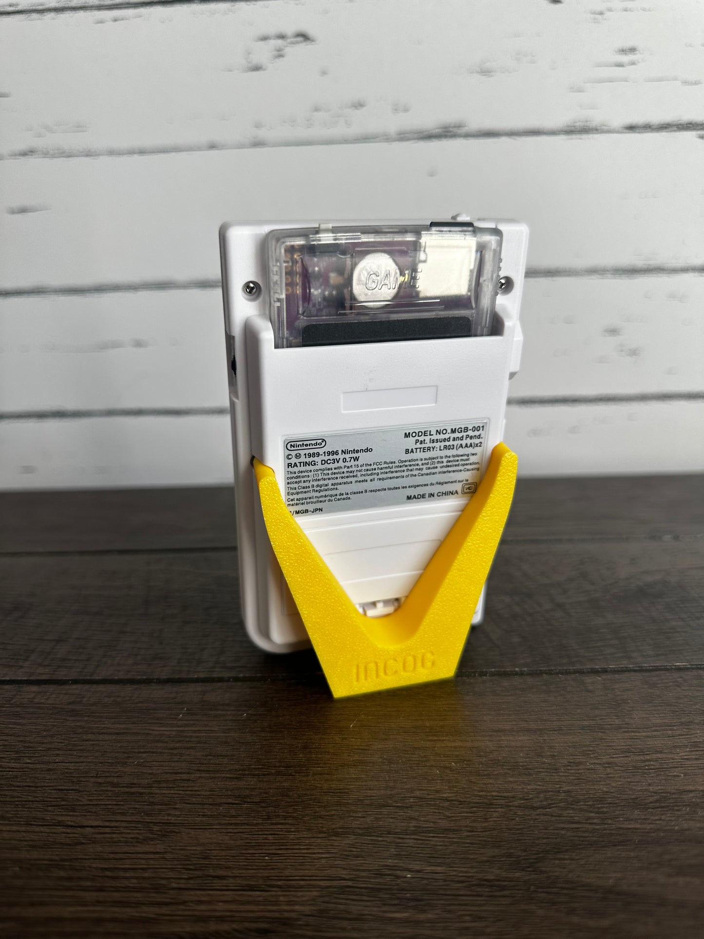 Gameboy Pocket Color Q5 IPS White Out with usbc recharge mod