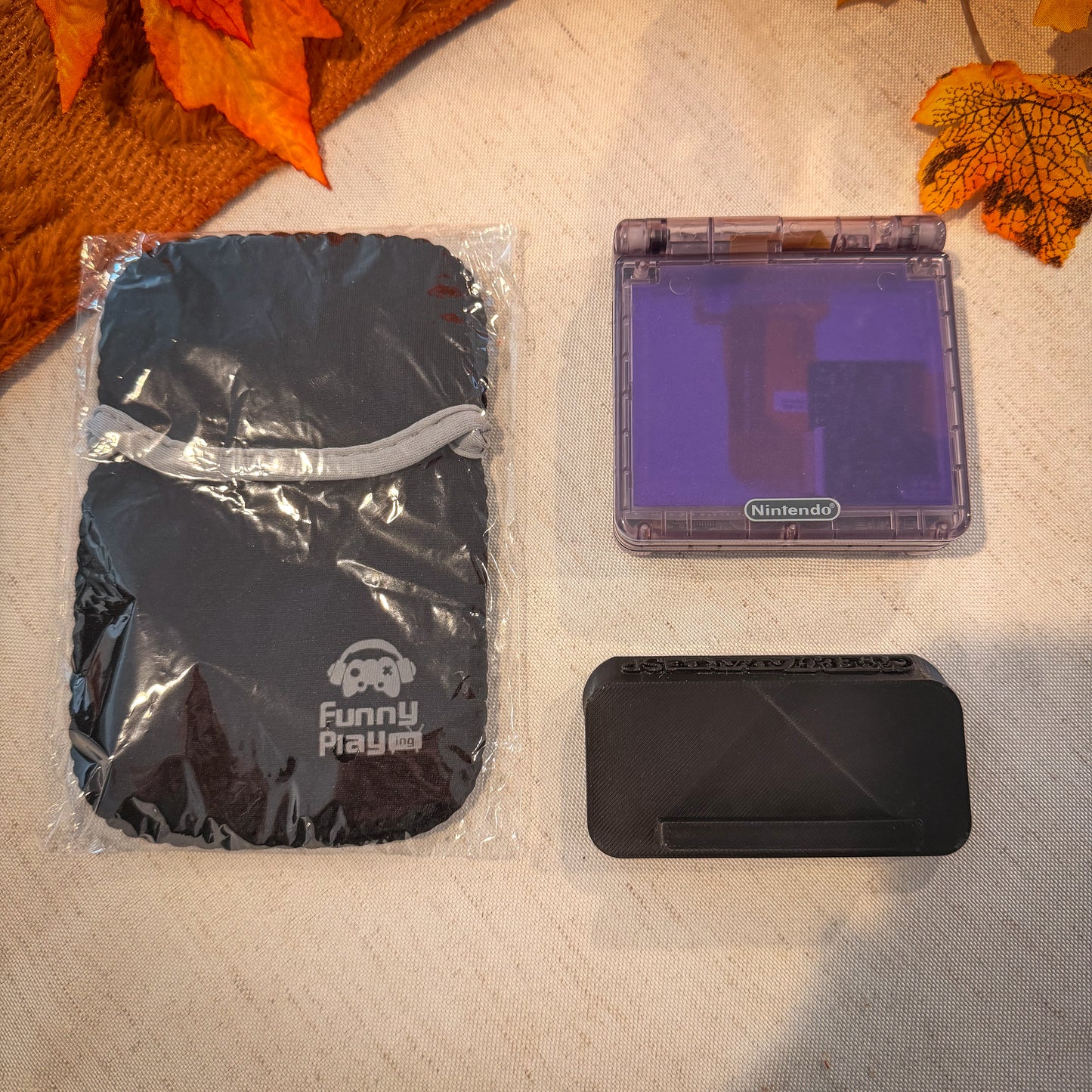 IPS USBC Charging Gameboy Advance SP Atomic Purple Laminated