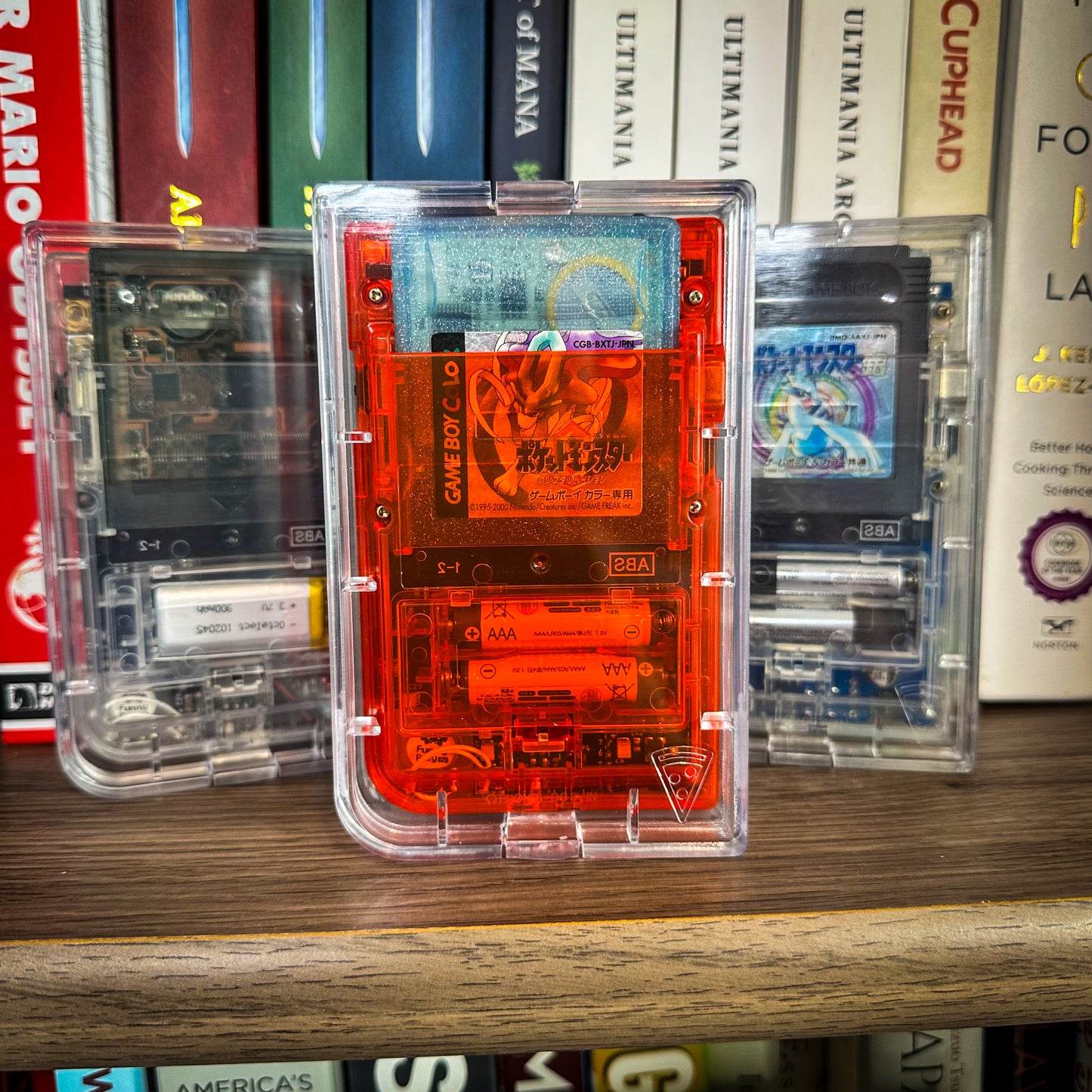 PizzaShell - Printed Gameboy Pocket Case Transparent