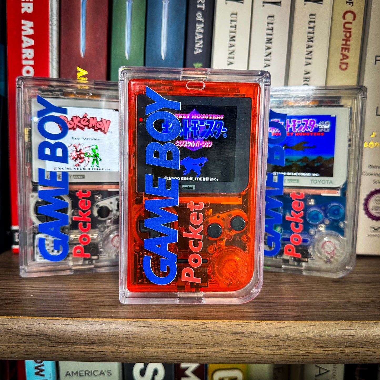 PizzaShell - Printed Gameboy Pocket Case Transparent