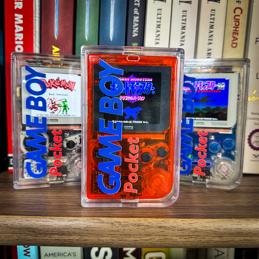 PizzaShell - Printed Gameboy Pocket Case Transparent