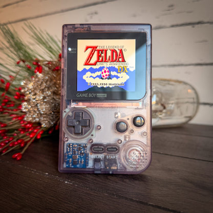 Gameboy Pocket Color Q5 IPS Atomic Purple