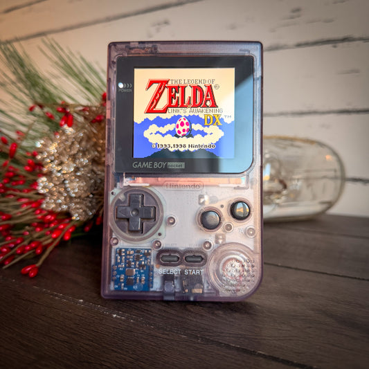 Gameboy Pocket Color Q5 IPS Atomic Purple